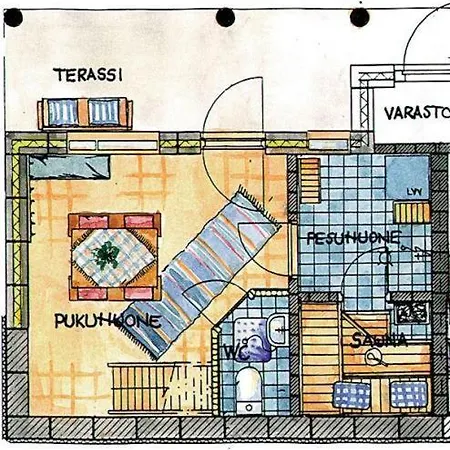 Vuokatin Lomakaempaet Holiday home Sotkamo