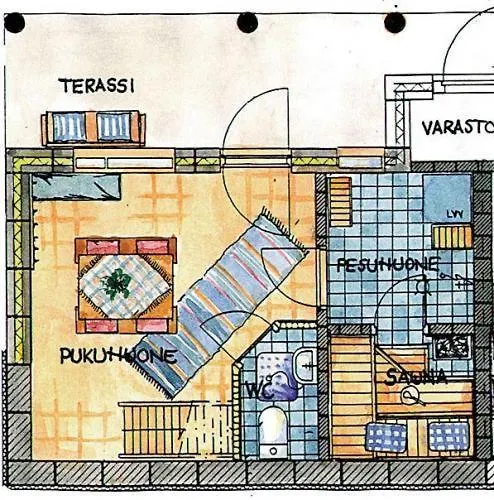 Vuokatin Lomakaempaet Holiday home Sotkamo